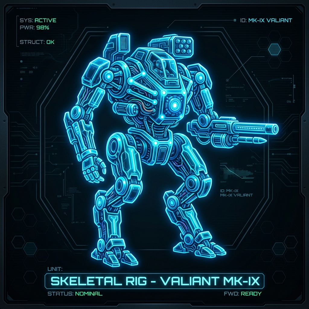 Spine 2D Mech Suit Rig